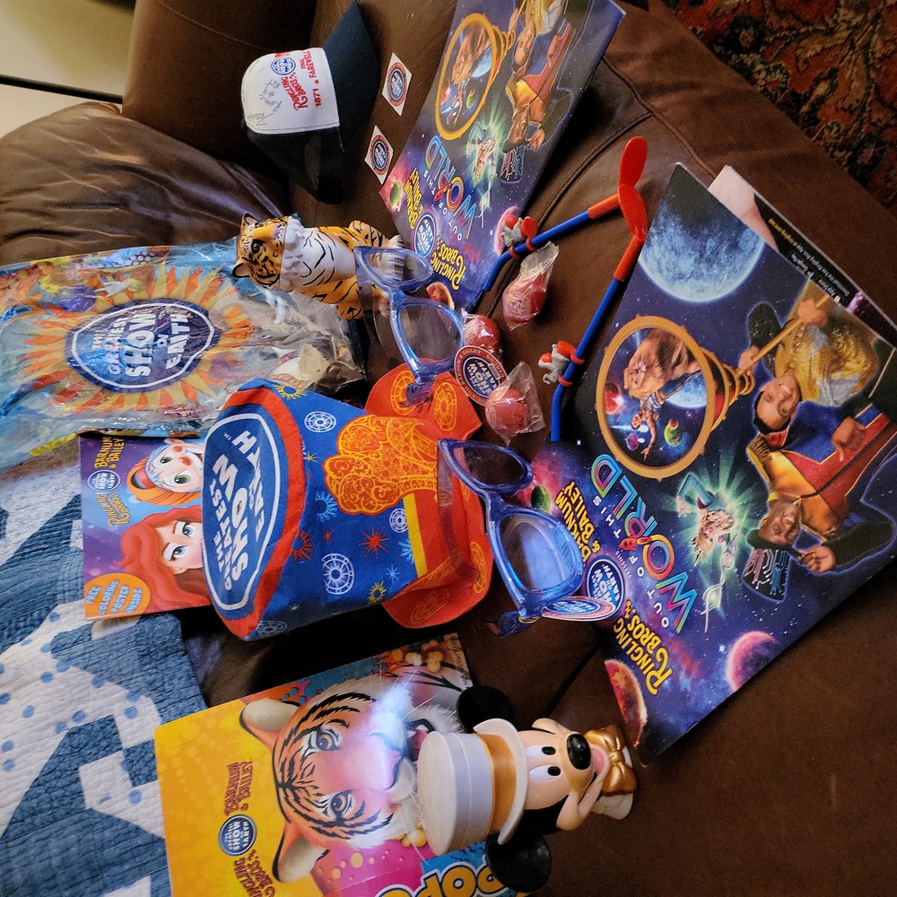 Paraphernalia from the last show of the greatest show on Earth 2017